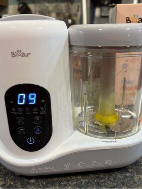 BOAR Baby Food Maker 1 Step Food Processor Steamer & Blender with auto clean